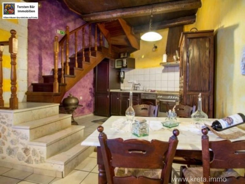 Samonas Kreta, Samonas, Natursteinvilla "Purple Villa" 88,24m² Wfl. Pool Meerblick Haus kaufen